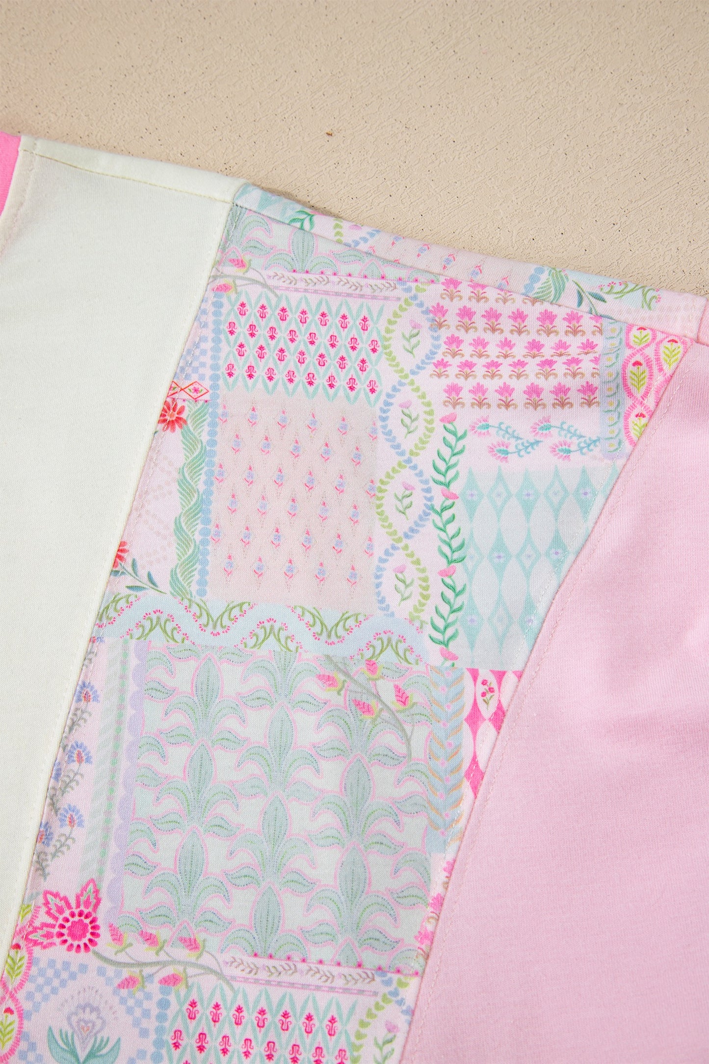Petal Pop Patchwork Top