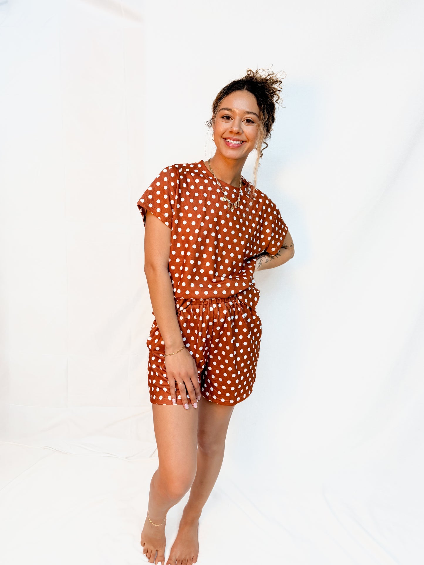 The Cinnamon Dot Lounge Set ⭐
