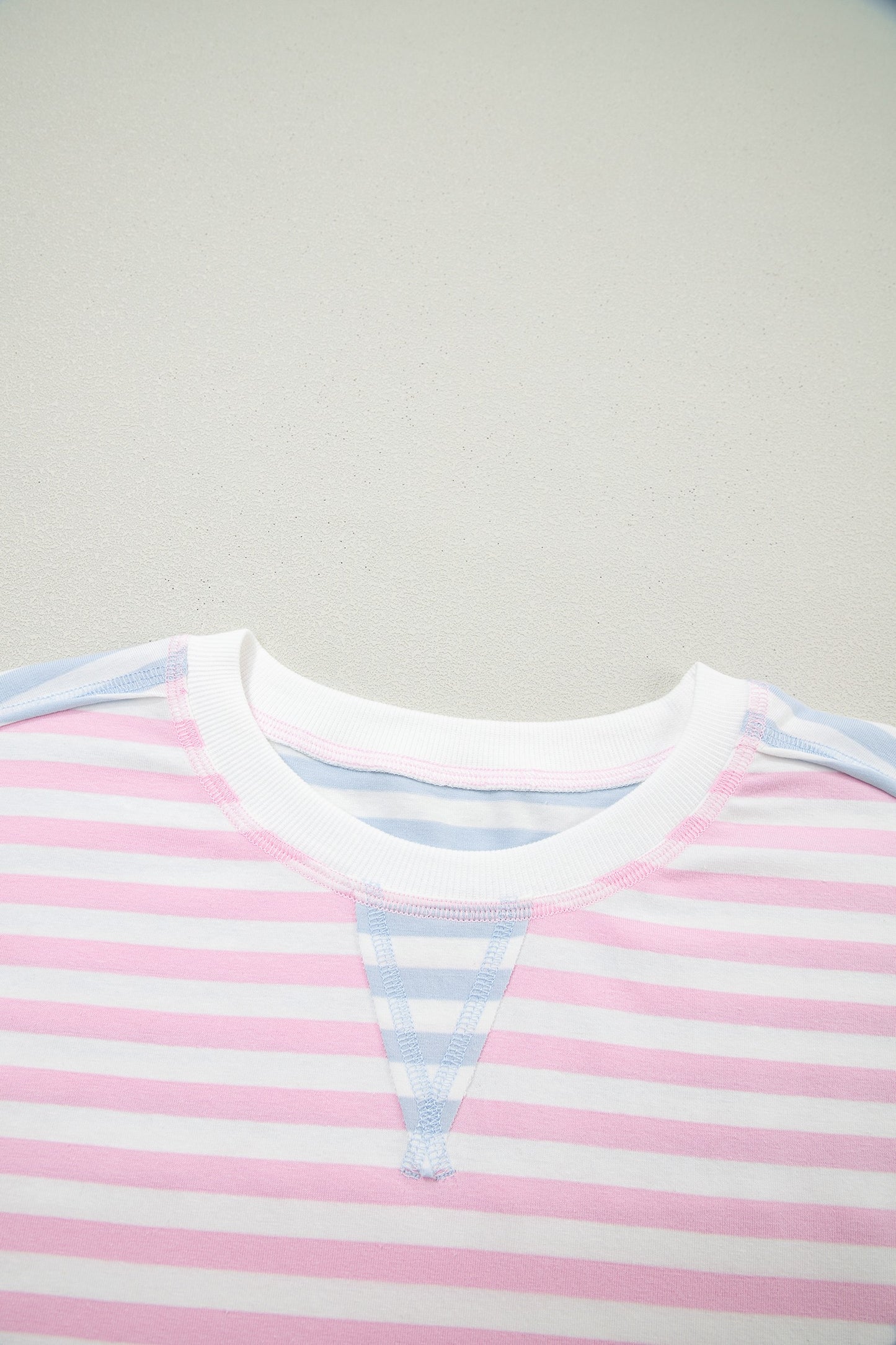 Cotton Candy Striped Dolman Top