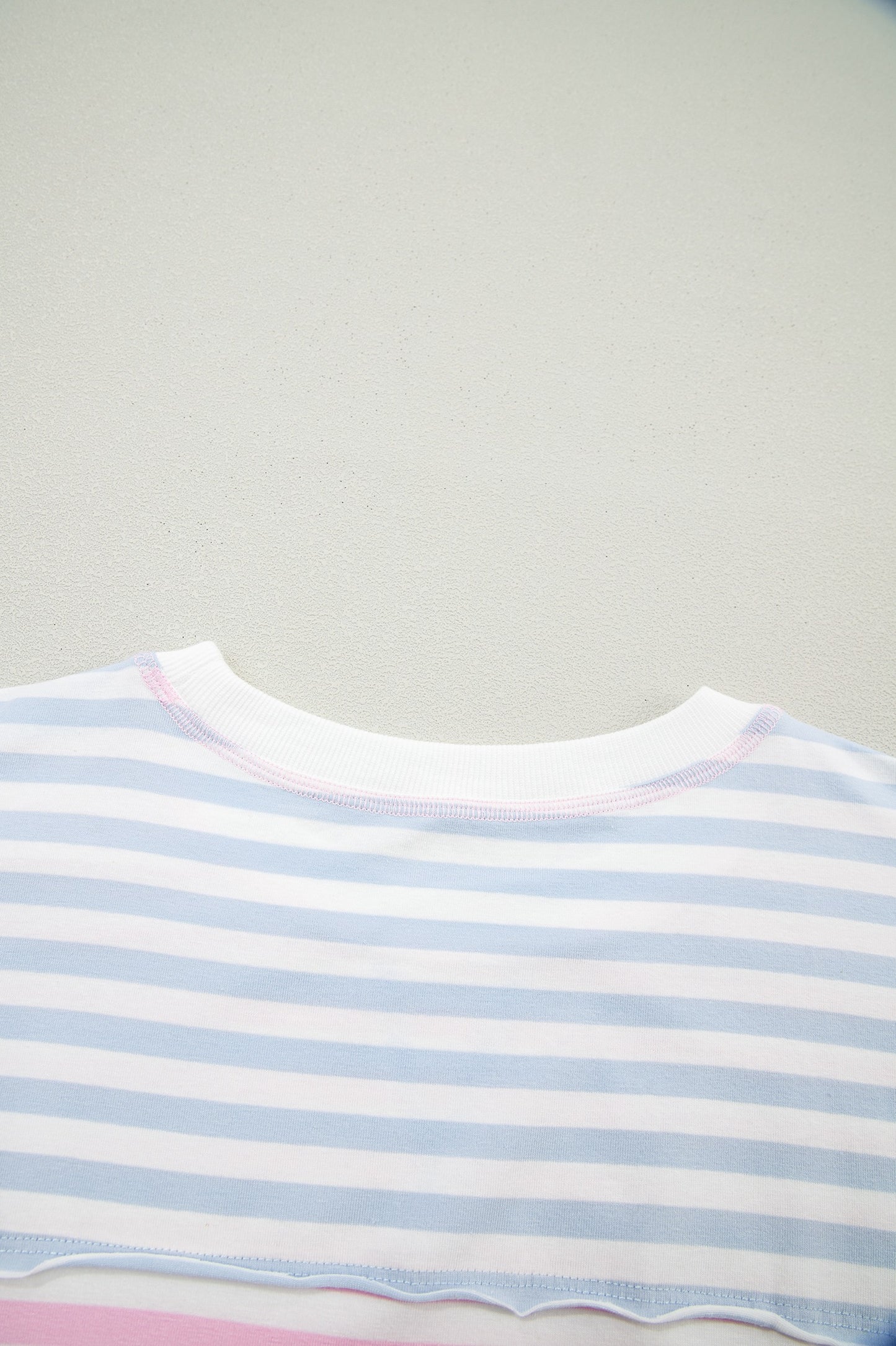 Cotton Candy Striped Dolman Top