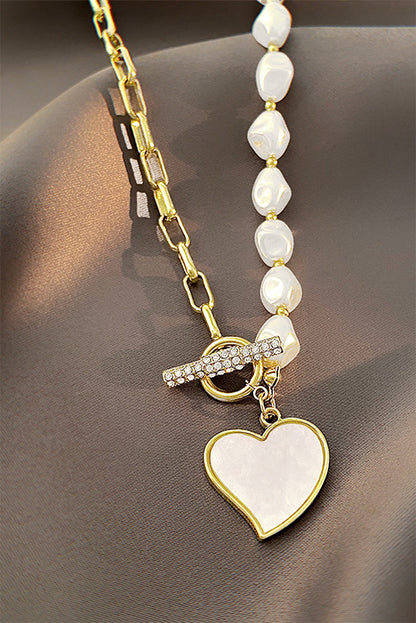 Luxe Heart Link Necklace
