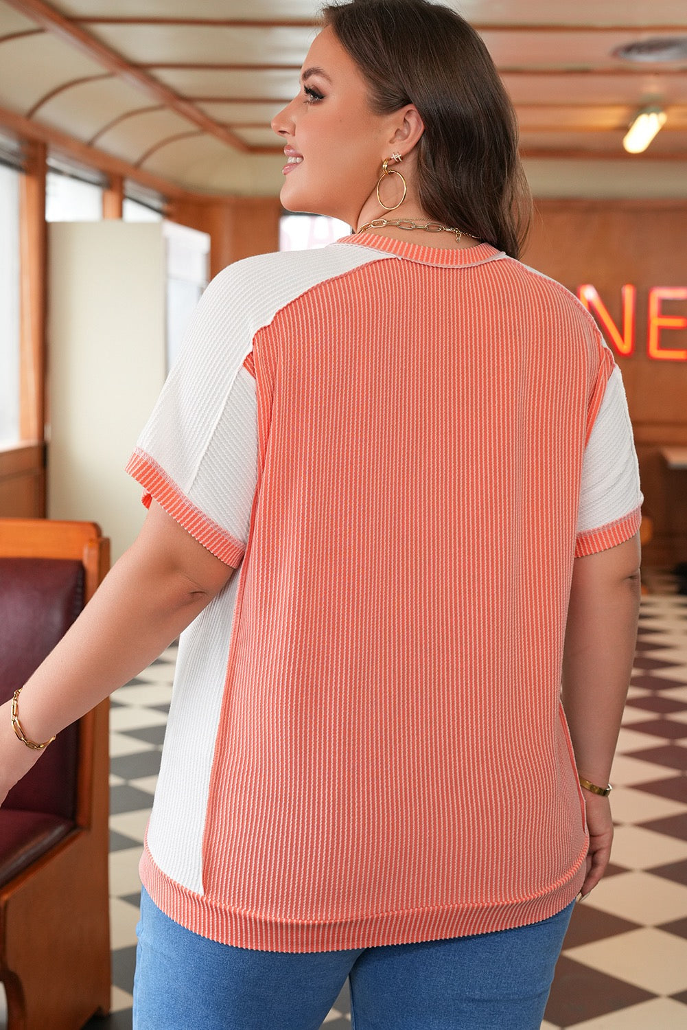 Weekend Brunch Colorblock Tee