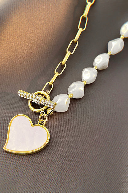 Luxe Heart Link Necklace