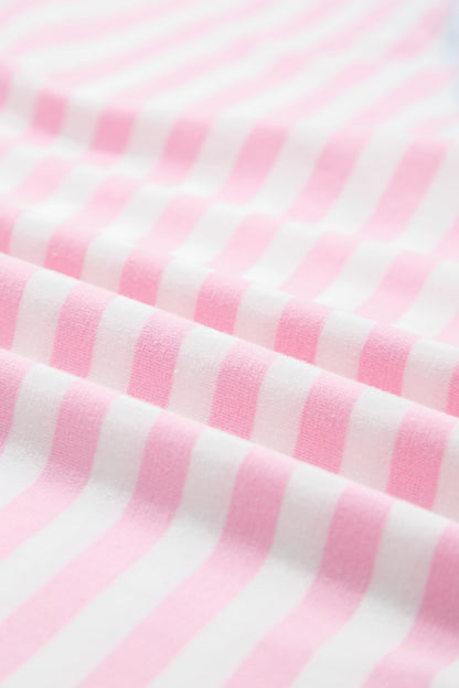 Cotton Candy Striped Dolman Top
