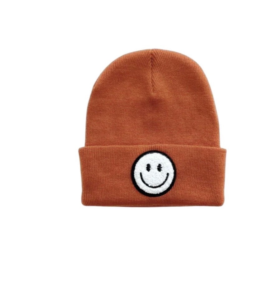 Smiley Baby Kids' Beanie | Rust