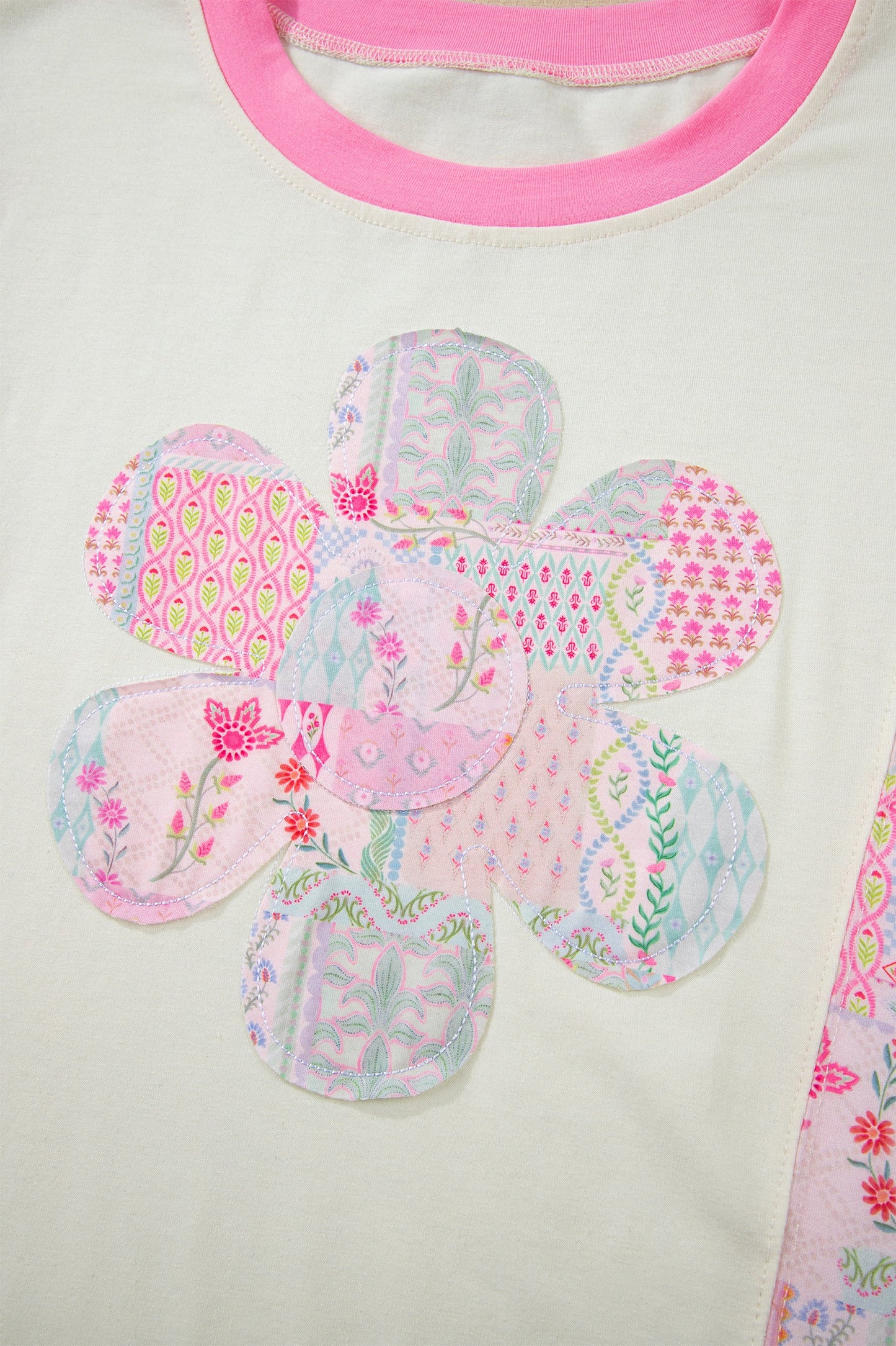 Petal Pop Patchwork Top