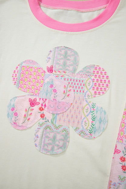 Petal Pop Patchwork Top
