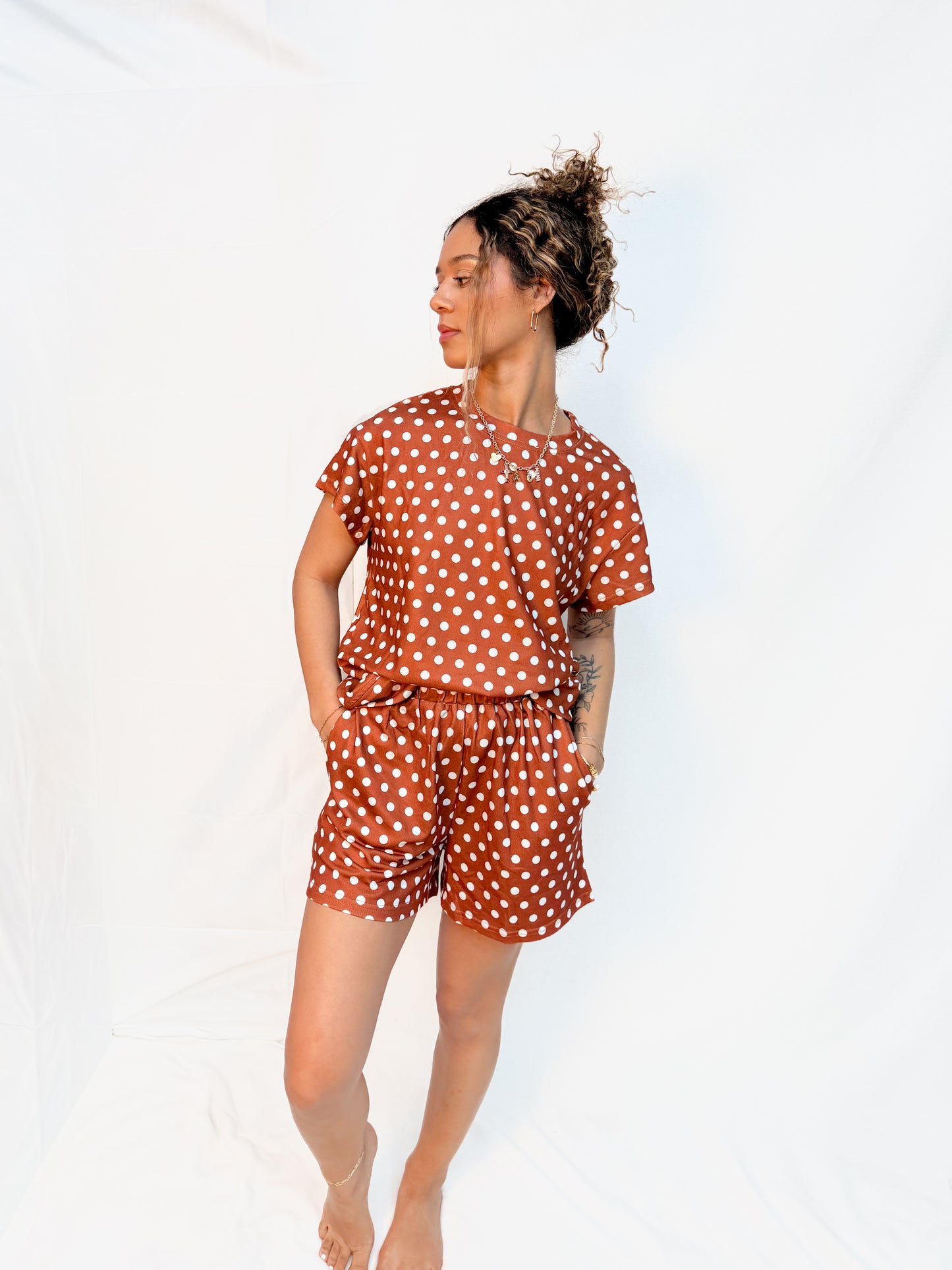 The Cinnamon Dot Lounge Set ⭐