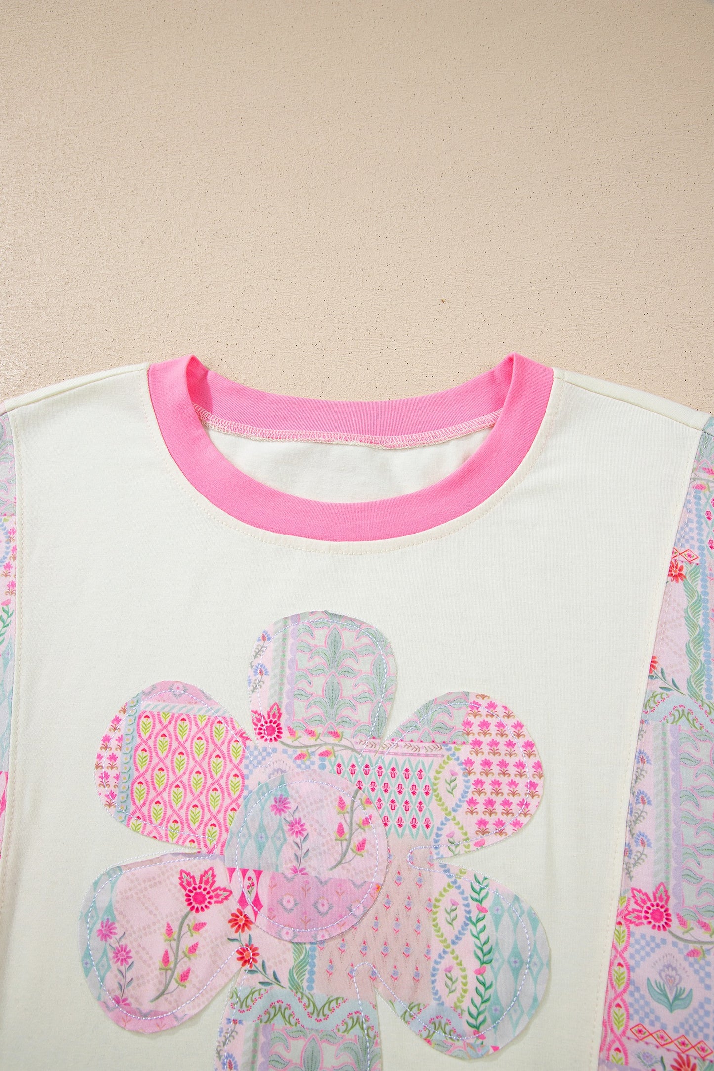 Petal Pop Patchwork Top