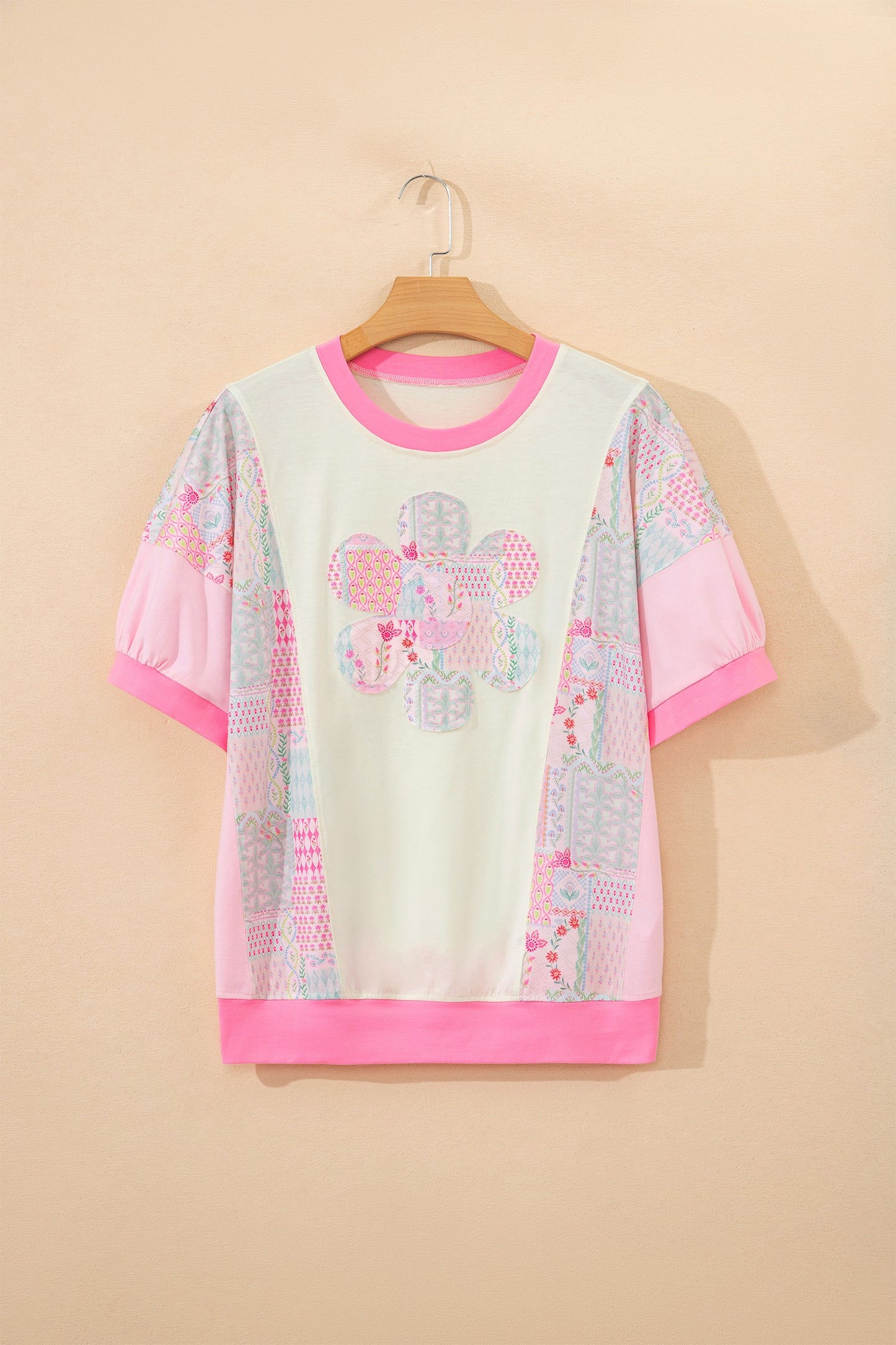 Petal Pop Patchwork Top