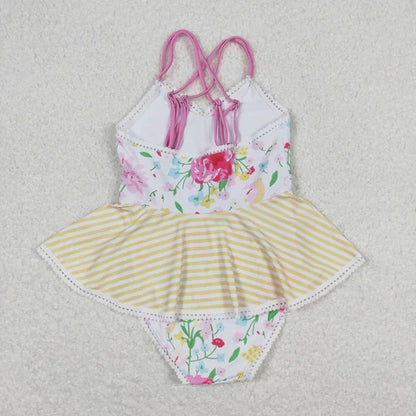 girl one piece swimsuit tankini swimwear