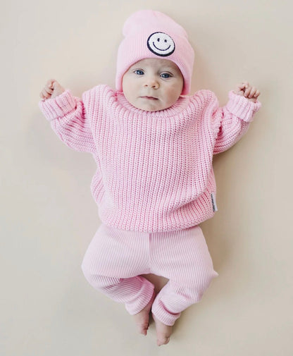 Smiley Baby & Kids' Beanie | Pink