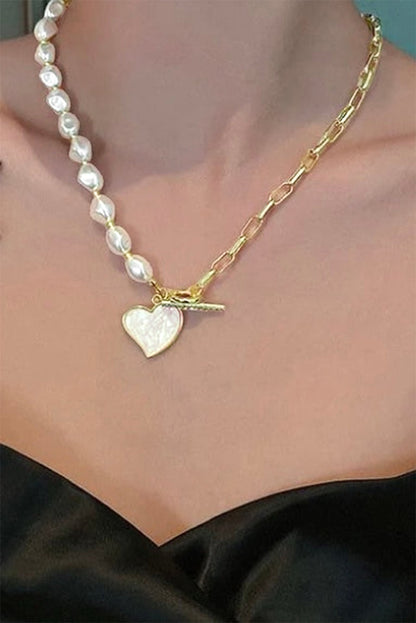 Luxe Heart Link Necklace
