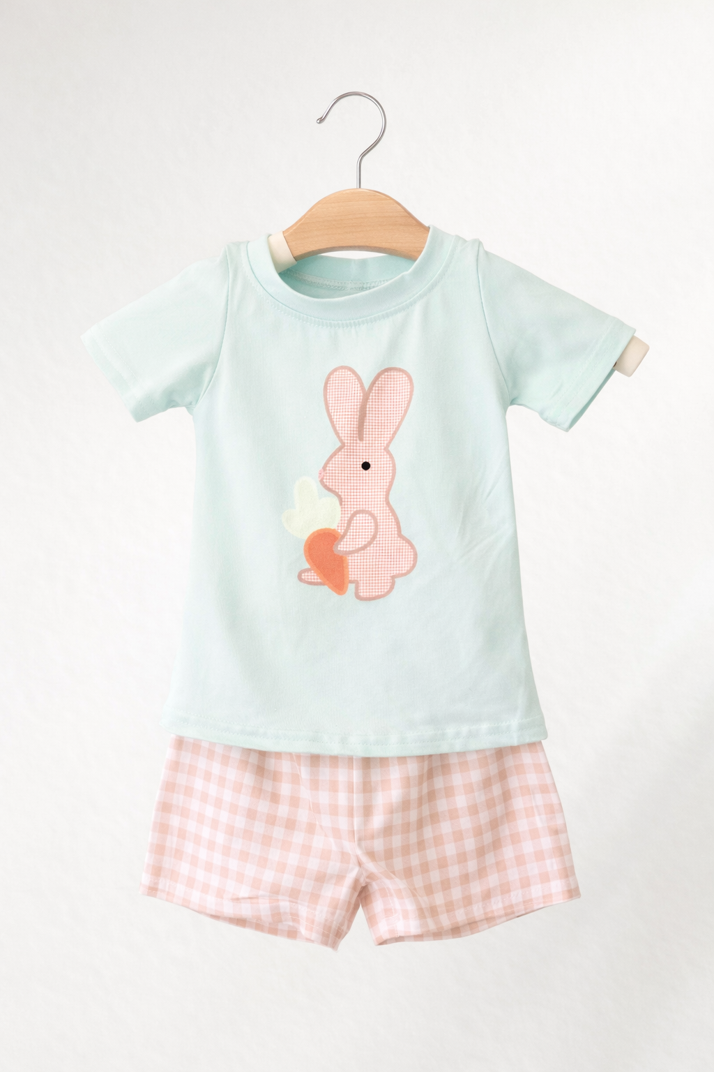 Easter Rabbit Carrot Boy Shorts Set