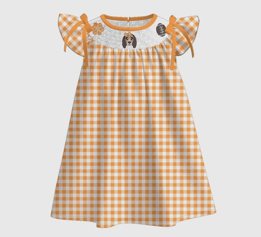 Football Smocked Dress