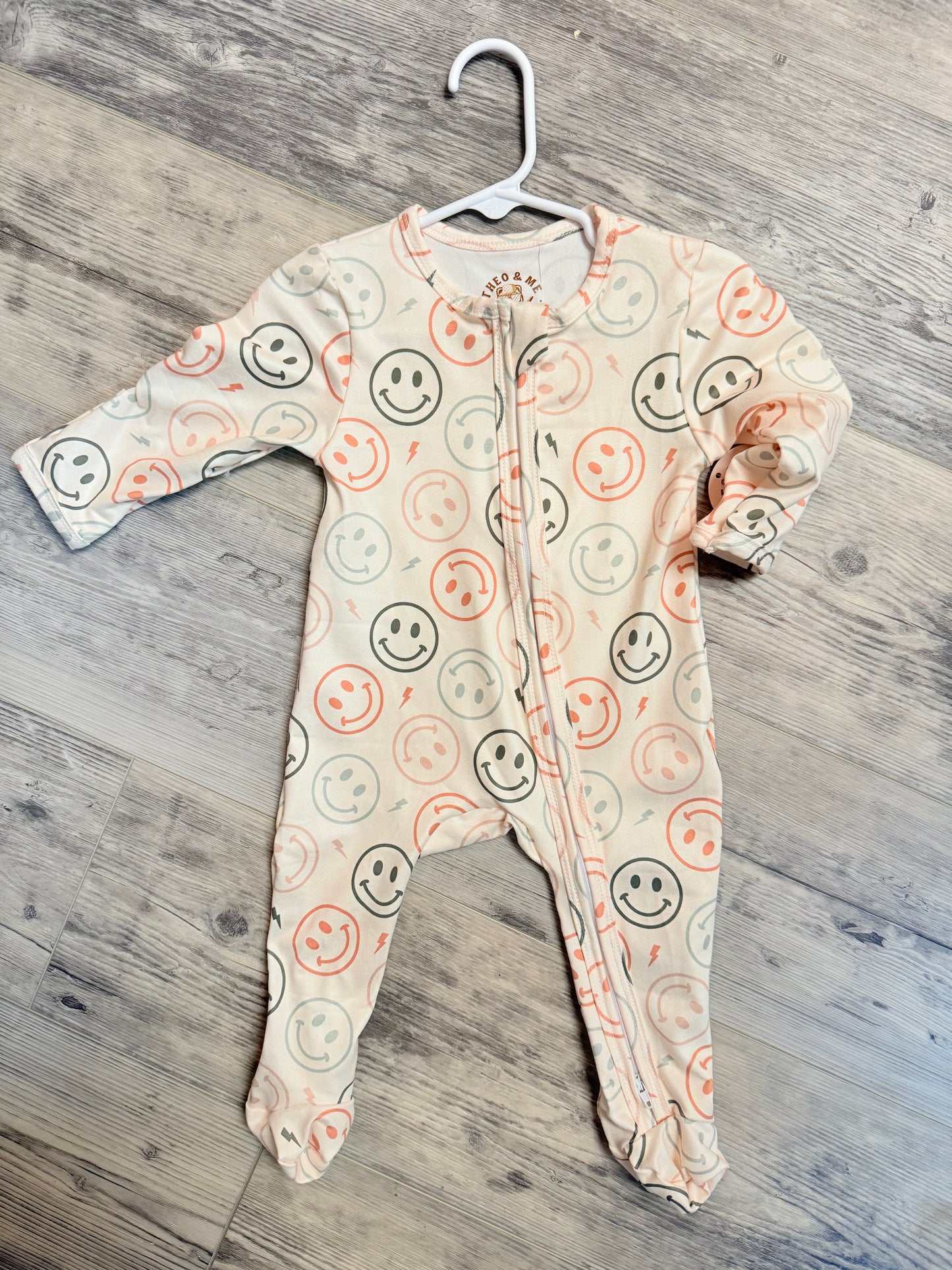 Smiley Long Sleeve Romper